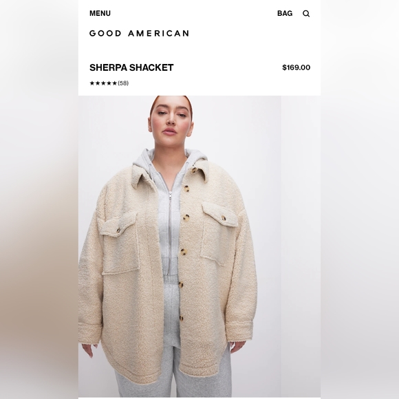 Good American jacket 🧥 size 7/8 - Picture 15 of 15